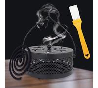 Support De Bobine De Moustique,Mosquito Coil Holder Support Bobine Moustique Classique En Spirale À Moustiquaire,Boîte À Mosquito Coils Box,Support De Bobine De Moustique Rétro En Spirale
