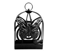 Support de Bobine de Moustique, Porte-encens Anti Moustique, Bobine Moustique Métal Support, Anti Moustique Porte Encens en Acier Inoxydable, pour Le Camping à la Maison et Le Jardin(Papillon Noir)