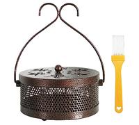Support de Bobine de Moustique, Porte-encens Anti Moustique, Bobine Moustique Métal Support, Support Bobine, Boîte Bobine Moustique, Anti-Moustique, pour Le Camping à la Maison et Le Jardin（D）