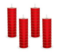 Support de bobine de ruban, 4 pièces de rangement peu encombrant, étagère de présentation, support de bobine de fil de crochet - Pour boutiques magasins fleuriste art artisanat emballage artisanat