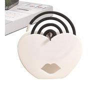 Support de Bobine d'encens Portable, Plateau de Bobine Portable Love Shape