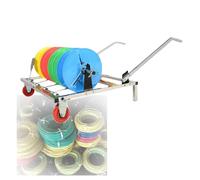 Support de bobines de câble pour Atelier et Chantier, Porte-bobines et Distributeur, dérouleur Manuel, Robuste (67 x 60 x 35 cm), Solution de Gestion des câbles Efficace