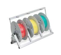 Support De Bobines De Fil, Distributeur De Câbles Et De Rubans, Avec Tiges De 1/2/3, Cadre En Alliage D'aluminium For L'industrie Électrique(3 Rods Wire)