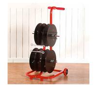 Support de bobines de Fil en Acier Robuste pour Usage Commercial, avec système de déroulement à roulement, Distributeur de câbles et de Fils industriels pour Un Rangement organisé et Un accè