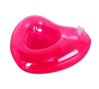 Support de boisson gonflable - Support de verre flottant | Support de bière flottant | Heart Design Blow Up Drinker | Plateau léger en PVC près de la piscine pour les fêtes à la plage et les vacances