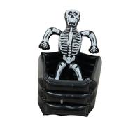 Support de boisson squelette gonflable d'Halloween 80 cm pour la maison, le bar, la fête, le pique-nique en plein air