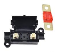 Support de boîte à fusibles pour fusible midi, bloc de fusibles en ligne de 40 A avec capacité de câble de 16 mm², accessoire de fusible électrique industriel 32 V CC pour caravane double batterie et