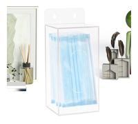 Support de boîte à gants en acrylique | Organiseur de rangement flottant pour entrée, laboratoire clinique, nettoyage, placard, cuisine, atelier, bureau, maison
