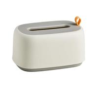 Support de boîte à mouchoirs Boîte à mouchoirs en Acrylique de Couleur Pure for la Maison, Chambre d'hôtel, Le Bureau(Blanc)