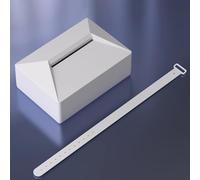 Support de boîte à mouchoirs en silicone pour Tesla et autres véhicules, à suspendre au dossier du siège, installation rapide, durable et ne se déforme pas