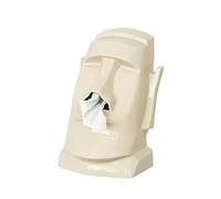 Support de boîte à mouchoirs - Statue de l'île de Pâques - Organiseur de serviettes, support de lunettes de | Décoration de bureau pour coiffeuse, étagère, étude, dortoir, salon, salle de bain