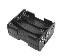 Support de boîte de cas de batterie, Support de batterie 1 pcs AA, 6 x AA 9V Batterie en plastique double face à la boîte à ressort arrière avec porte-batterie de la batterie de la batterie AA de 9 V