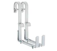 Support de Boîte des Fleurs pour Ronde Balustrade 3-fach Réglable Zinc, Max 30kg