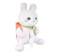 Support de boîte en tissu de voiture - Bunny Plush Cash Bash Bin Tissues Supports, Mignon Carr Trash Carr Bashers avec Tissue Tissue 2 en 1 pour Auto Truck SUV RV Kids Voyages Adultes Conducteur