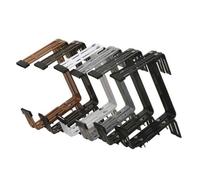 Support de Caisse en Forme de H Géant Anthracite Support Bacs à Fleurs Seau Top