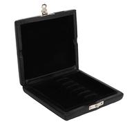 Support de Boîtier à Roseaux, Boîte de Rangement en Cuir PU Durable pour 6 Anches Hautbois Facile à Ranger pour Les Amateurs de Hautbois Noir