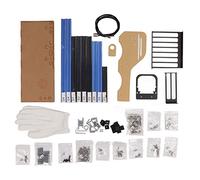 Support de boîtier d’Ordinateur Ouvert en Aluminium, Cadre Nu Vertical DIY pour Cartes mères ATX, MATX, ITX, châssis Ouvert à Excellente Dissipation Thermique avec Un Grand Espace (Bleu Noir)