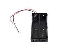 Support de Boîtier de Batterie, 5 Fentes 3.7V Rechargeable DIY Battery Box Storage, Boîtier de Piles en Plastique PP Environnemental avec Fil