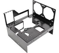 Support De Boîtier De Carte Mère D’Ordinateur De Bricolage, Ensemble De Châssis De Carte Mère 2 Gpu, Support De Châssis De Cadre en Tôle Galvanisée Ouverte Matx, Bonne Dissipation De Chaleu