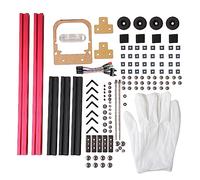 Support De Boîtier De Carte Mère D'ordinateur,Châssis à Cadre Ouvert, Bricolage Mini Cadre en Alliage D'aluminium Ouvert ITX Carte Mère PC Boîtier D'ordinateur, Prise en Charge ATX Ordinaire Grande A