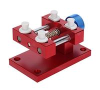 Support De Boîtier De Montre en Métal Professionnel Outil De Réparation De Montre Solide pour La Réparation De Mouvement - Rouge 4,7 * 2,8 * 2,8 Pouces (Rouge)