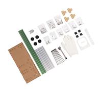Support de Boîtier en Plein Air pour Ordinateur ATX, Boîtier PC à Cadre en Alliage D'aluminium ATX, Prise en de 4 Emplacements PCI, Boîtier ATX à Bonne Dissipation (Vert