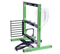 Support de Boîtier en Plein Air pour Ordinateur ATX, Mini ITX MATX ATX PC Banc de Test en Aluminium Overclocking Vertical Open Air Frame Overclock Case Châssis Support Full Naked Heat(Vert noir)