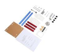 Support de Boîtier ITX avec Refroidissement Imal et Conception Spacieuse pour Les Constructions d'ordinateurs de Bricolage - Aluminium Léger Oy en E/Rouge (Bleu Rouge)