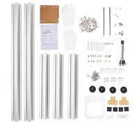 Support de boîtier Ouvert pour Ordinateur ITX, Cadre Nu en Alliage d’Aluminium à Faire soi-même avec Une Excellente Dissipation Thermique, Structure modulable pour Carte mère ITX (Argent)