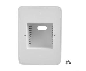 Support de boîtier PC pour Sonoff NSPanel Pro/EU, panneau de commande Smart Home Support de bureau avec angle réglable, boîtier mural gris pour thermostat, horloge et moniteur de caméra (blanc)
