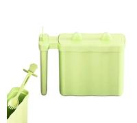 Support de bol à pâtes - Porte-gobelet portable - Pour la cuisine qui n'a pas besoin d'être lavé - Rangement des fourchettes et poignée - Pour université, dortoir, appartement, cuisine