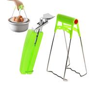 Support de bol chaud, support de pot de nourriture chaude | Pince à pince de cuisine anti-brûlure en acier inoxydable - pour micro-ondes avec bol pour chauffante, 2 c