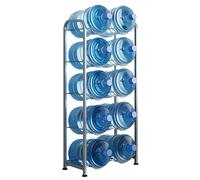 Support de Bonbonne d'eau de 5 gallons, Support de Distributeur de Carafe d'eau Robuste, Organisateur de Bouteille d'eau en Acier, étagère de Rangement de Bouteille d'eau empilable