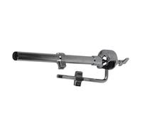 Support de Boom Batterie, Bras Fixe en Alliage d’Aluminium 365 mm - Léger et Durable, Tête Gyro Ajustable, pour Batteurs