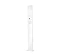 Support de Borne de Recharge pour Voiture Électrique, Support de Chargeur EV Résista, avec Crochet, Installation Flexible, Solide et Durable(White)