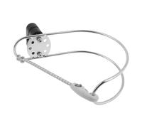 Support de bouée d'anneau de durée de vie - support de bague de durée de vie en acier inoxydable réglable | Support de bouée de natation pour matériel de pont, support durable en fer à cheval pour les