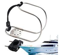 Support de bouée de Sauvetage - Pince de Rail de Quai, Support de Sauvetage Flottant | Kit de Montage réglable pour bouée en Acier Inoxydable - Crochet Mural pour Bateaux de sécurité