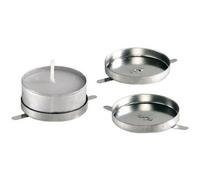 Support de bougie à chauffe-plat pour lanternes, métal