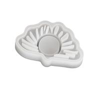 Support de bougies moules en silicone Fournitures d'art faites à la main La feuille Convient pour fabriquer des moules à motif feuille
