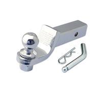 Support de Boule de Langue de Barre d'attelage chromé de 2 Pouces, avec Boule d'attelage et goupille d'attelage, pièces de Camping-Car, Accessoires de Camping-Car, Composants de Caravane