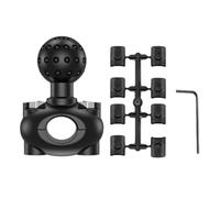 Support de Boule de Moto - d'aluminium 6,2 cm | Support d'adaptateur de tête de Balle avec Design antidérapant, Support de téléphone ou GPS, Support de caméra d'action, Support de Casque de