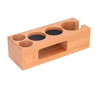 Support de bourrage de café Filtre à café Tamper Mat Station Poignée de café en bois Support de rangement Base de compacteur de café pour les amateurs de café 51/54mm