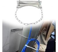 Support de bouteille de gaz - Support mural en acier inoxydable pour réservoirs de propane, argon, oxygène, soudure - Design stable et anti-basculement avec protection galvanisée