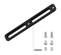 Support de bouteille de vélo en alliage d'aluminium, convertisseur plat pour porte-bouteille, rallonge multi-positions (noir)