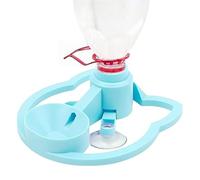 Support de bouteille d'eau circulant pour chats - Support portable à ventouse pour bouteille d'eau pour chatons, chiens de petite, moyenne et grande race, convient pour la maison, l'intérieur