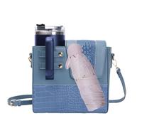 Support de bouteille d'eau de voyage, pratique pour la randonnée, le sport, manchon réglable pour la randonnée, support d'eau portable pour l'extérieur, bleu, Refer to description, Unisexe