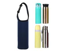 Support De Bouteille D'eau Isolé: Bouteille Avec Poignée, Protection En Néoprène | Isolant En Plein Air Pour Bouteilles Et Tasses, Fermeture De Boucle Avec Manches De Protection, Solution D'Entrepôt