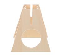 Support de Bouteille d'eau pour Hamster en Bois, Niche Intégrée | Accès sur Quatre Côtés, Design Ouvert Minimaliste, pour Cage et Habitat de Petit Animal