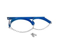 Support de bouteille d'oxygène en acier avec vis, support mural stable pour bouteille d'oxygène pouvant contenir 1/2/3 bouteilles, support de bouteille d'azote à cadre annulaire pour laboratoire (long