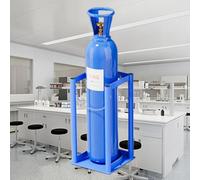 Support de bouteille d'oxygène portable pour 1 à 6 réservoirs, support de rangement médical pour un transport et un stockage sûrs et design durable